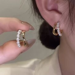 Shop LOEWE Party Style Silver Elegant Style Formal Style Earrings by  Twinkle☆JUICY