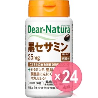 Asahi - Dear-Natura Black Sesamin 30 days (x24) (Bulk Box)