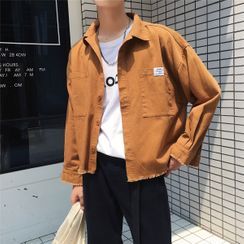 DuckleBeam - Distressed Cargo Shirt Jacket DuckleBeam - Distressed Cargo Shirt Jacket