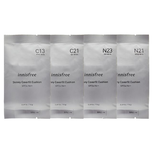 innisfree Skinny Coverfit Cushion Refill Only 4 Colors YesStyle
