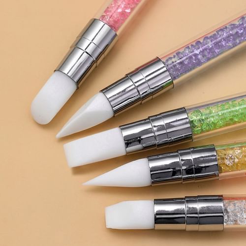 Dual Head Silicone Nail Art Pen Tool (Various Designs)