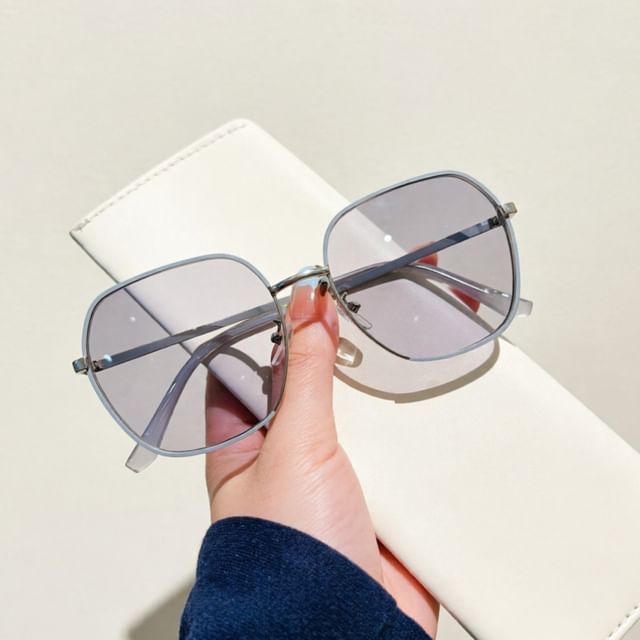 Aisyi-Round Frame Sunglasses
