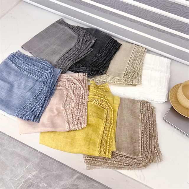 Frior-Plain Square Scarf