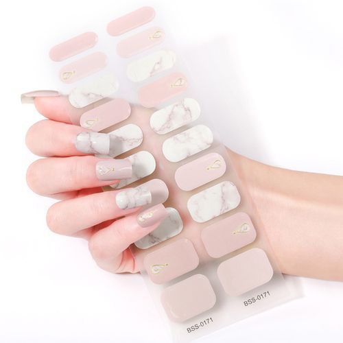 Ins Style Manicure Nail Stickers Student Short MID-Length Wear