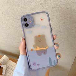 SIFFU - Bear Print Transparent Phone Case - iPhone 11 Pro Max / 11 Pro / 11 / SE / XS Max / XS / XR / X / SE 2 / 8 / 8 Plus / 7 / 7 Plus SIFFU - Bear Print Transparent Phone Case - iPhone 11 Pro Max / 11 Pro / 11 / SE / XS Max / XS / XR / X / SE 2 / 8 / 8 Plus / 7 / 7 Plus