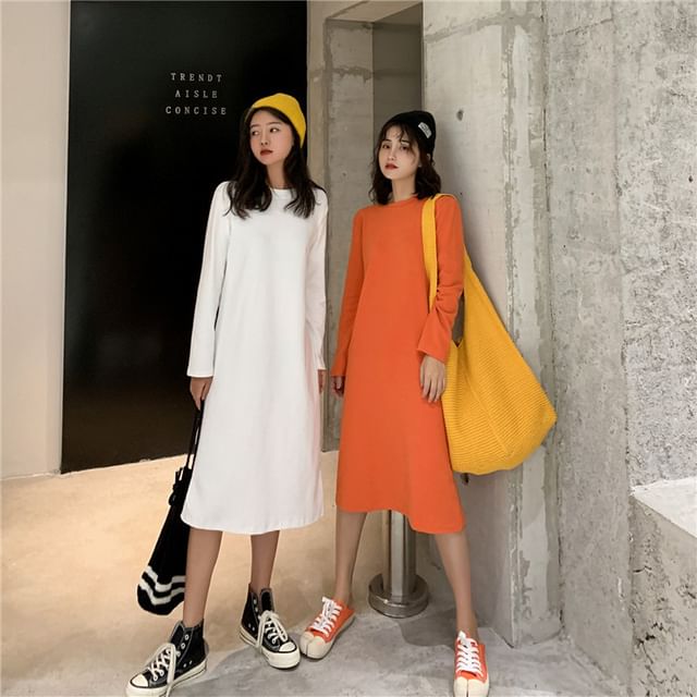 chinese dress ladies Off The Shoulder T-Shirt Dress  Tibi Official