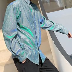 ANCHO - Holographic Glitter Shirt