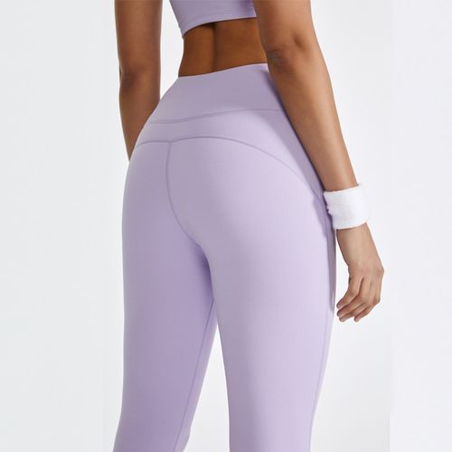 Shazzlock - Mid Rise Plain Sports Bootcut Yoga Pants