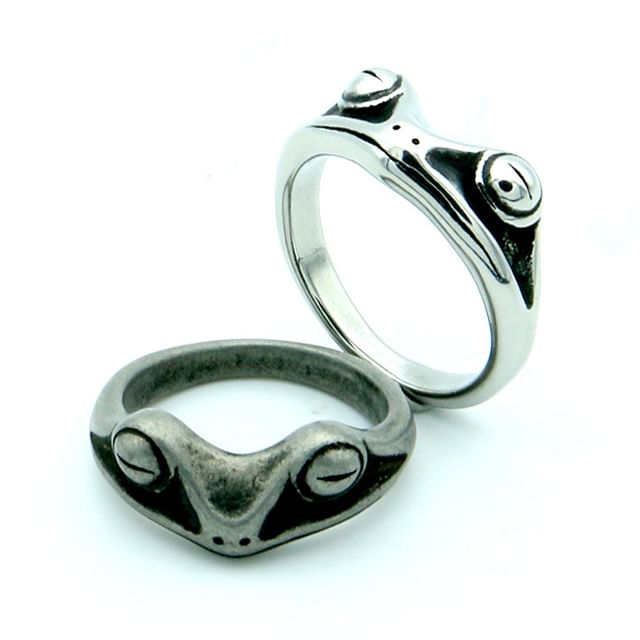 Sigil Frog Stainless Steel Ring YesStyle
