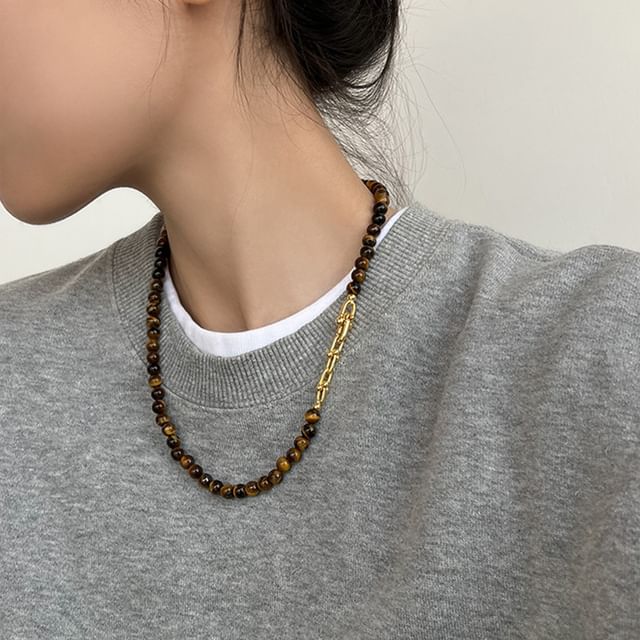 Panda Dama-Beaded Necklace