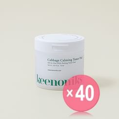 keenoniks - Cabbage Calming Toner Pad (x40) (Bulk Box)