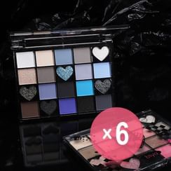 biya - Y2K Mix And Match 20-Color Eyeshadow Palette - 2 Types (x6) (Bulk Box)