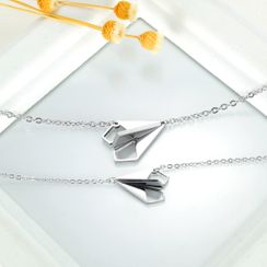 Tenri - Couple Matching Paper Plane Necklace Tenri - Couple Matching Paper Plane Necklace