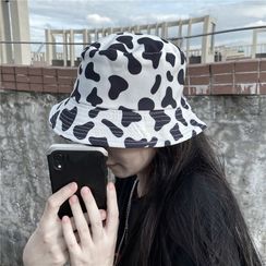 Giuliana - Reversible Cow-Print Bucket Hat Giuliana - Reversible Cow-Print Bucket Hat