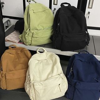 Mulgam - Plain Zip Backpack