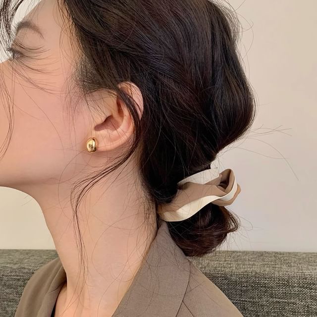 Dashiro-Polished Alloy Stud Earring