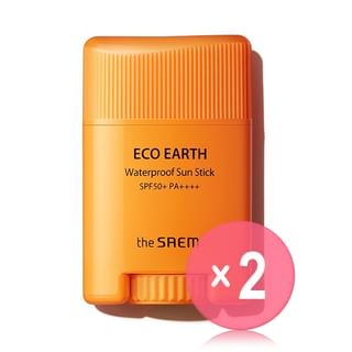 The Saem - Eco Earth Waterproof Sun Stick 2pcs Bundle Set