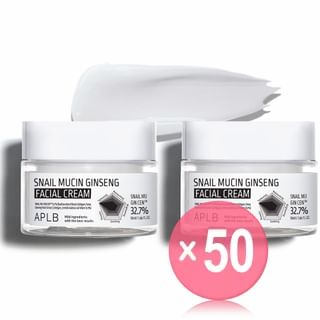 APLB - Snail Mucin Ginseng Facial Cream Set (x50) (Bulk Box)