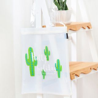 translucent tote bag