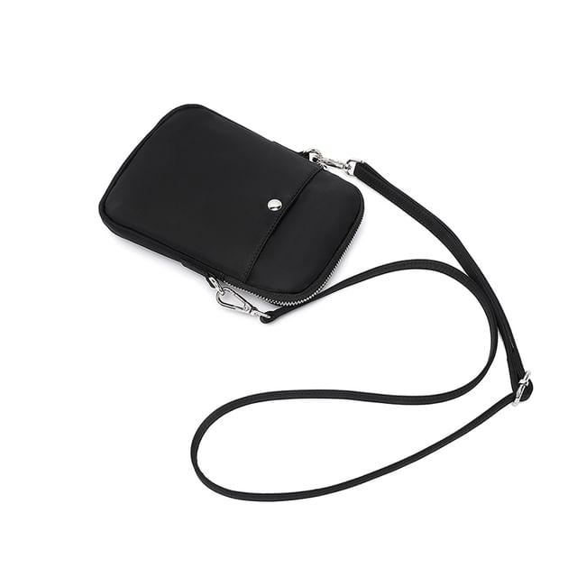Melois-Plain Panel Crossbody Bag
