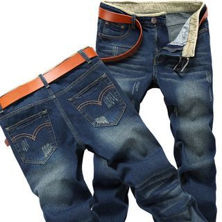 Kieran - Straight-Cut Jeans | YesStyle