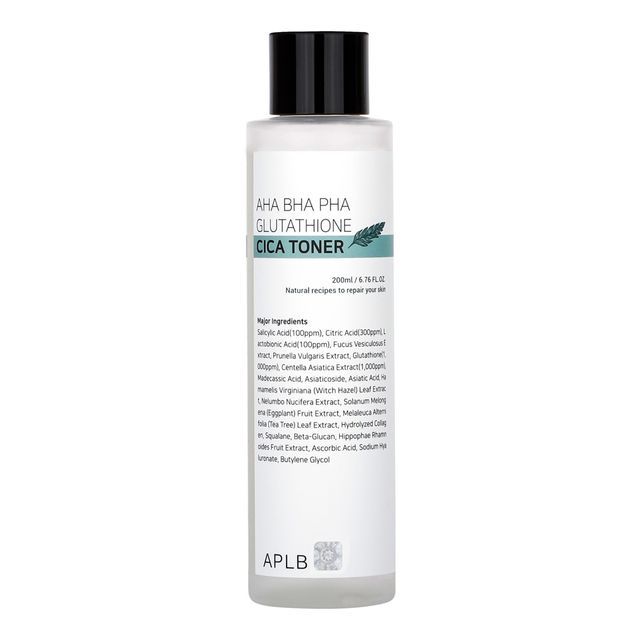 aha bha and glutathione AHA BHA PHA Glutathione Cica Toner
