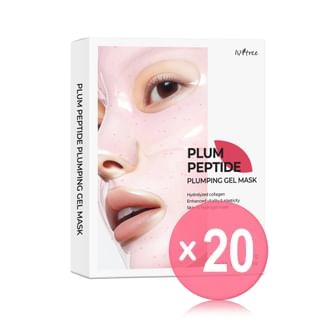 Isntree - Plum Peptide Plumping Gel Mask Set (x20) (Bulk Box)