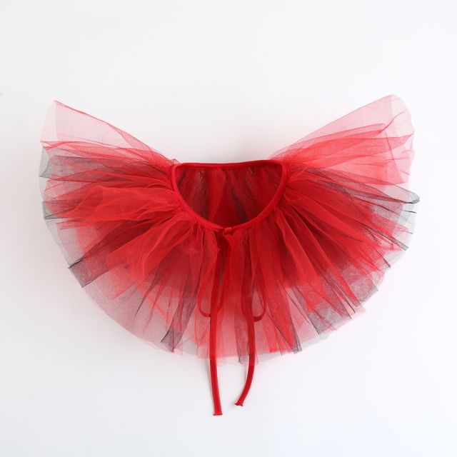 MIOW-Layered Ruffle Clown Collar
