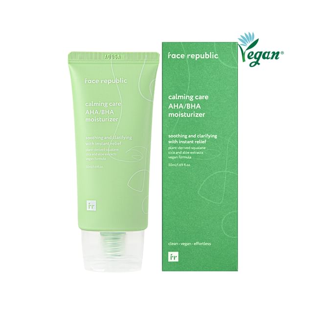 face republic - Calming Care AHA/BHA Moisturizer | YesStyle