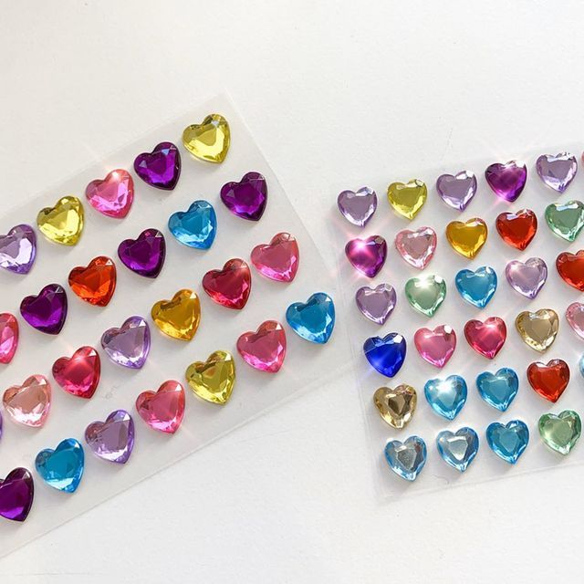 Masoom - 3D Heart PVC Sticker (various designs) | YesStyle