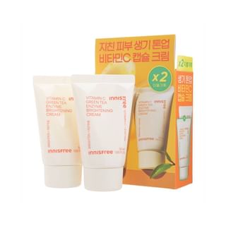 innisfree - Vitamin C Green Tea Enzyme Brightening Cream Special Set