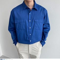 Seoul Homme - Flap-Pocket Cotton Shirt Seoul Homme - Flap-Pocket Cotton Shirt