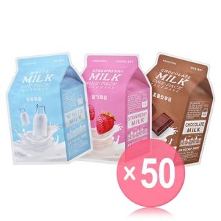 A'PIEU - Milk One Pack - 7 Types (x50) (Bulk Box)