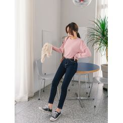 J-ANN - Stitched Washed Skinny Jeans J-ANN - Stitched Washed Skinny Jeans