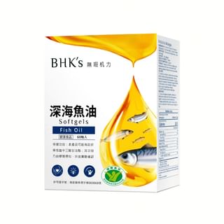 BHK's - Deep Sea Fish Oil Omega-3 Softgel