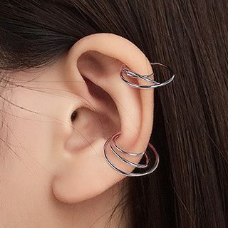 Chimerro-Layered Hoop Ear Cuff