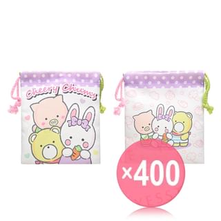 Daniel & Co. - Sanrio Cheery Chums Drawstring Pouch 18cm x 16cm (x400) (Bulk Box)