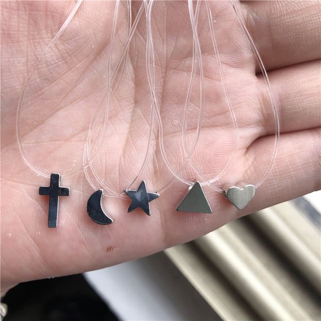 Hansha-Metal Pendant Necklace