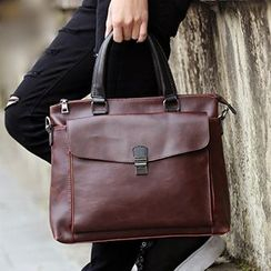 BagBuzz - Faux Leather Briefcase