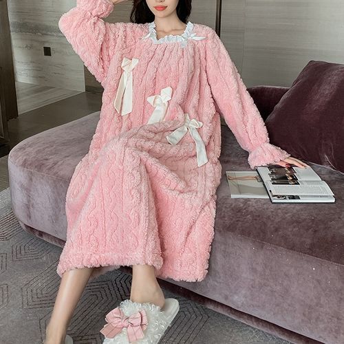 Fleece discount pajama dress