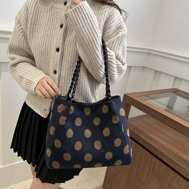 Mulgam-Dotted Tote Bag