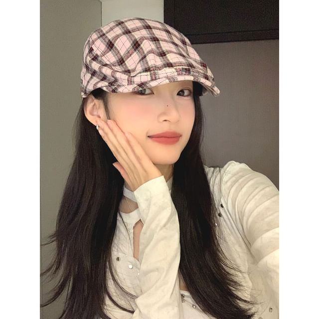CIMAO-Plaid Flat Cap
