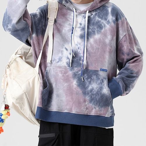 Tie-Dye Print Hoodie