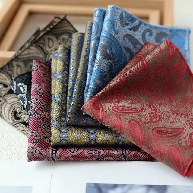 Prodigy-Jacquard Pocket Square Various Designs