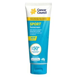 Cancer Council - Sport Sunscreen Dry Touch & Sweat Resistant Lotion SPF 50+