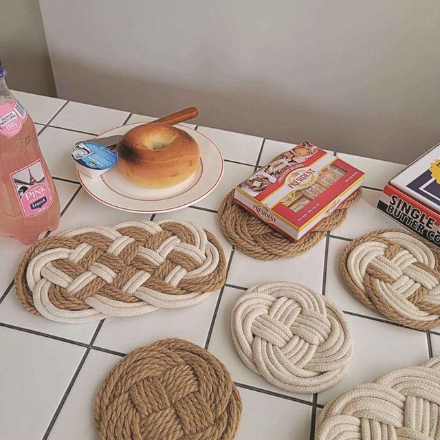 Masshalatti Woven Coaster / Heat Resistant Pad (various designs