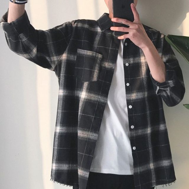 Wewewow-Plaid Shirt