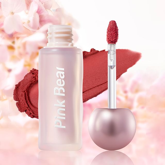 Pink Bear-Colored Lip Mud - 4 Colors