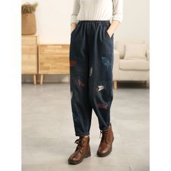alvarosa - Cropped Baggy Jeans
