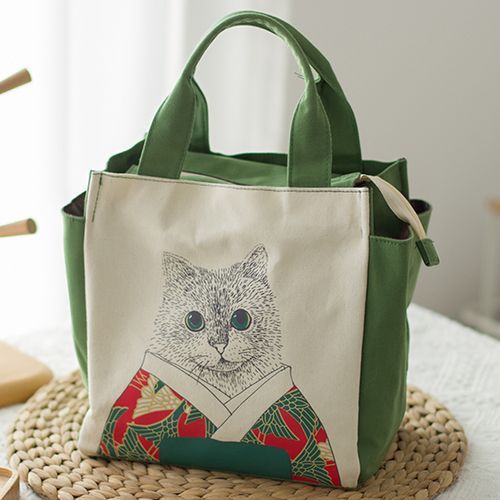 Graphic canvas 2024 lunch tote